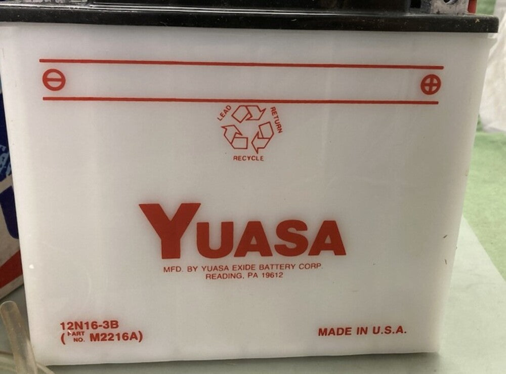 Yuasa 12N16-3B M2216A Dry Battery New Genuine