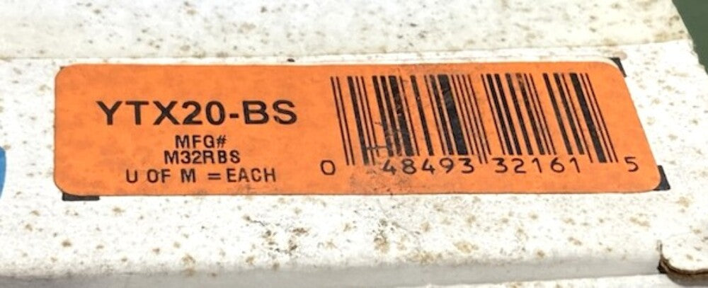 Yuasa YTX20-BS Dry Battery Includes Acid New Genuine