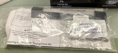 Yuasa YTX20-BS Dry Battery Includes Acid New Genuine