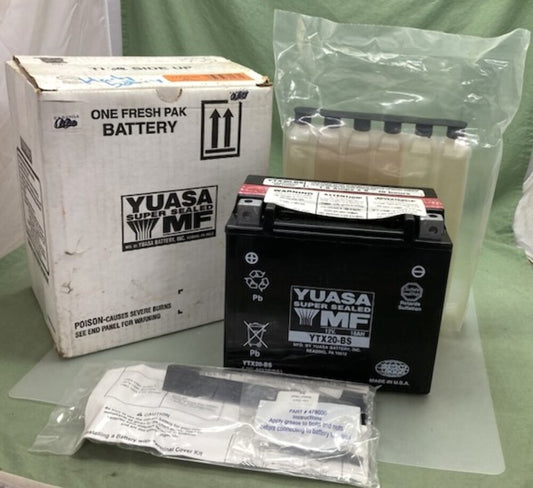 Yuasa YTX20-BS Dry Battery Includes Acid New Genuine
