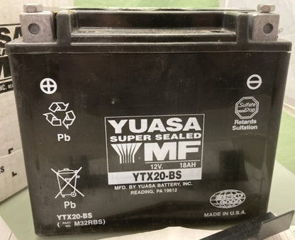 Yuasa YTX20-BS Wet Battery Acid has been added New Genuine