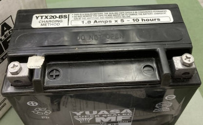 Yuasa YTX20-BS Wet Battery Acid has been added New Genuine