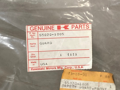 Kawasaki 55020-1005 SAFETY GUARD FRONT New Genuine