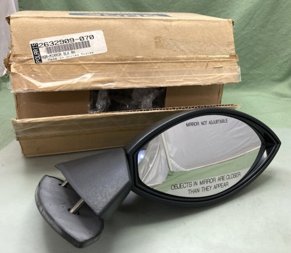 Polaris 2632909-070 Assembly, Mirror, Black, Rh New Genuine