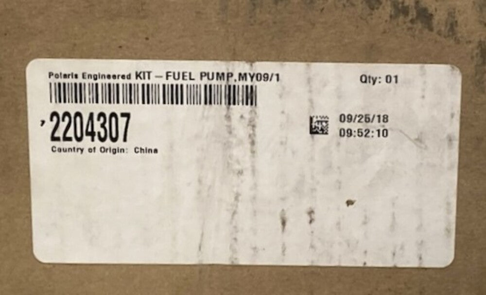 Polaris 2204307 Kit-Fuel, Pump New Genuine