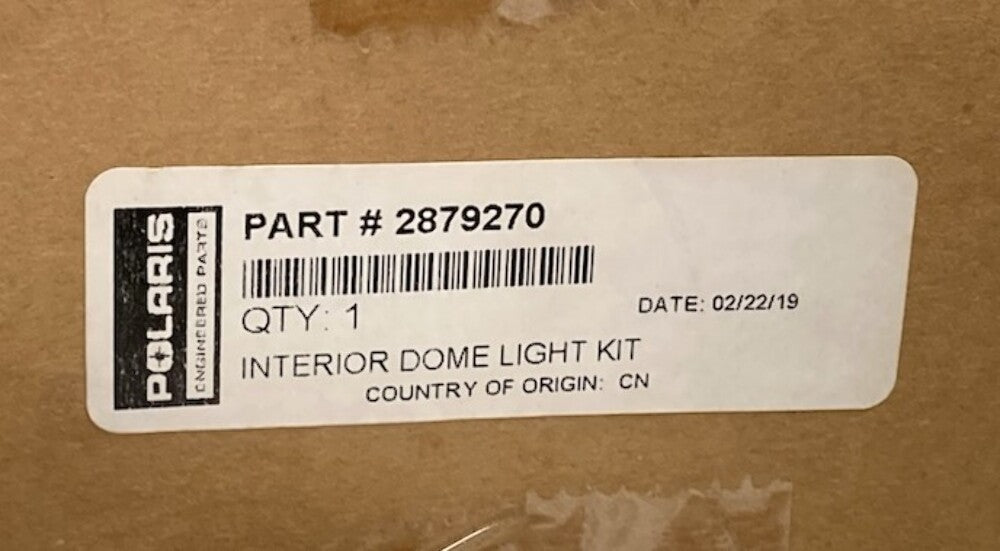 Polaris 2879270 Interior Dome Light Kit New Genuine