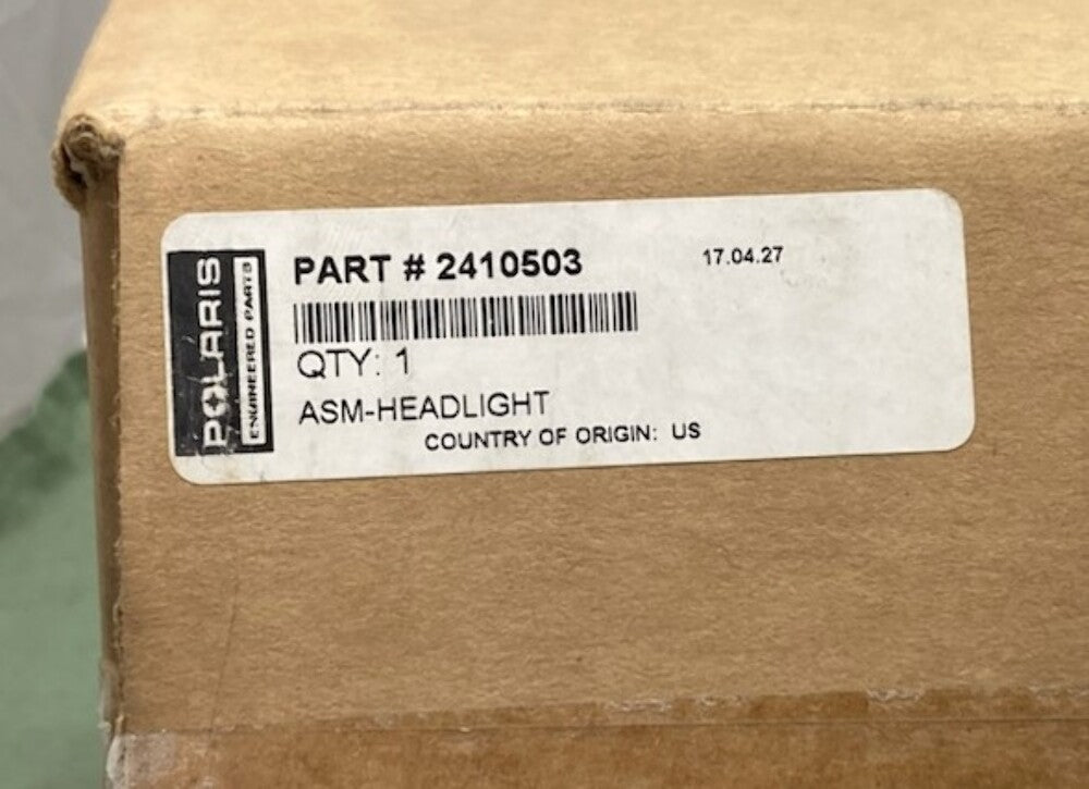 Polaris 2410503 Assembly, Headlight New Genuine