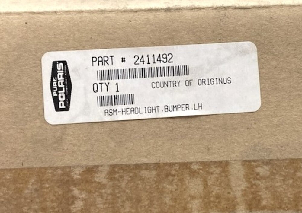 Polaris 2411492 Asm-Headlight Bumper Lh New Genuine