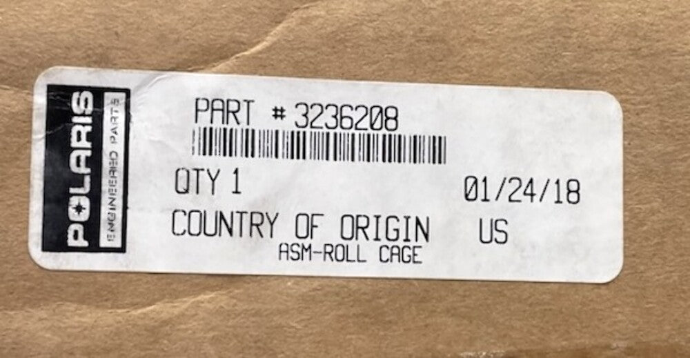 Polaris 3236208 Asm-Roll Cage New Genuine