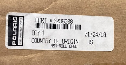 Polaris 3236208 Asm-Roll Cage New Genuine