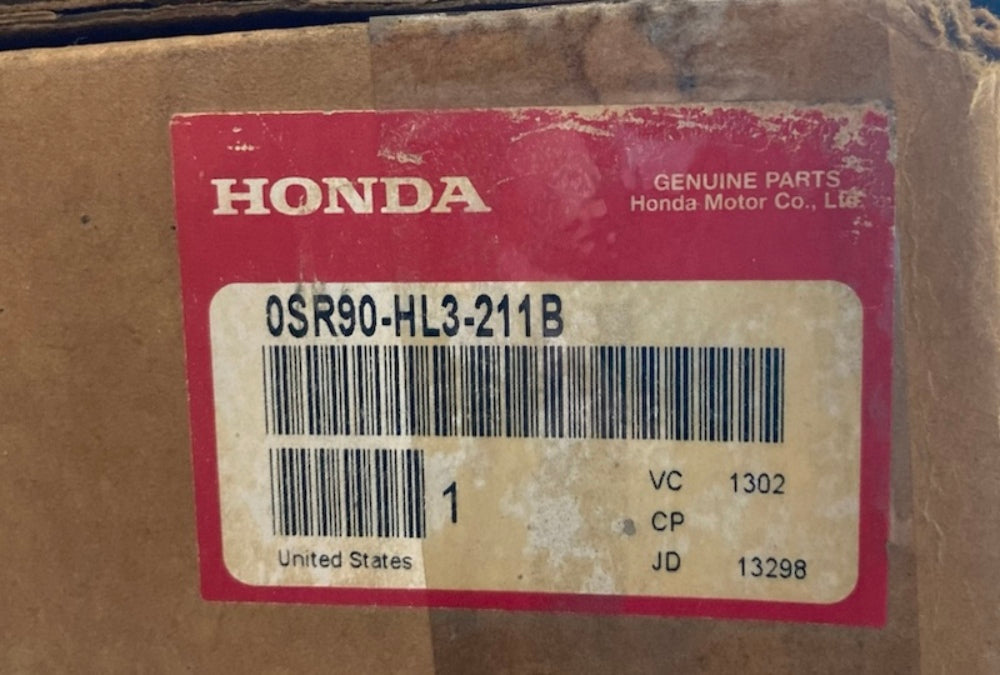 Honda 0SR90-HL3-211B Pioneer Fabric Rear Doors 0SR91-HL3-211B New Genuine