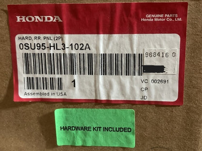 Honda 0SU95-HL3-102A HARD REAR PANEL New Genuine