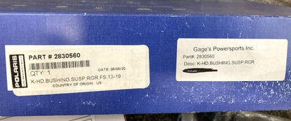 Polaris 2830560 K-Hd, Bushing, Susp, Rgr, Fs, 13-17 New Genuine
