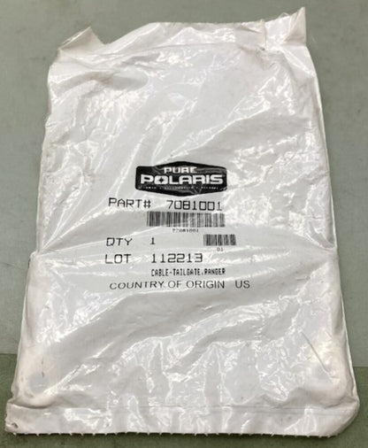 Polaris 7081001 Cable, Tailgate New Genuine