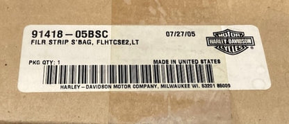 Harley Davidson 91418-05BSC Saddlebag Filler Trim Strip Set New Genuine