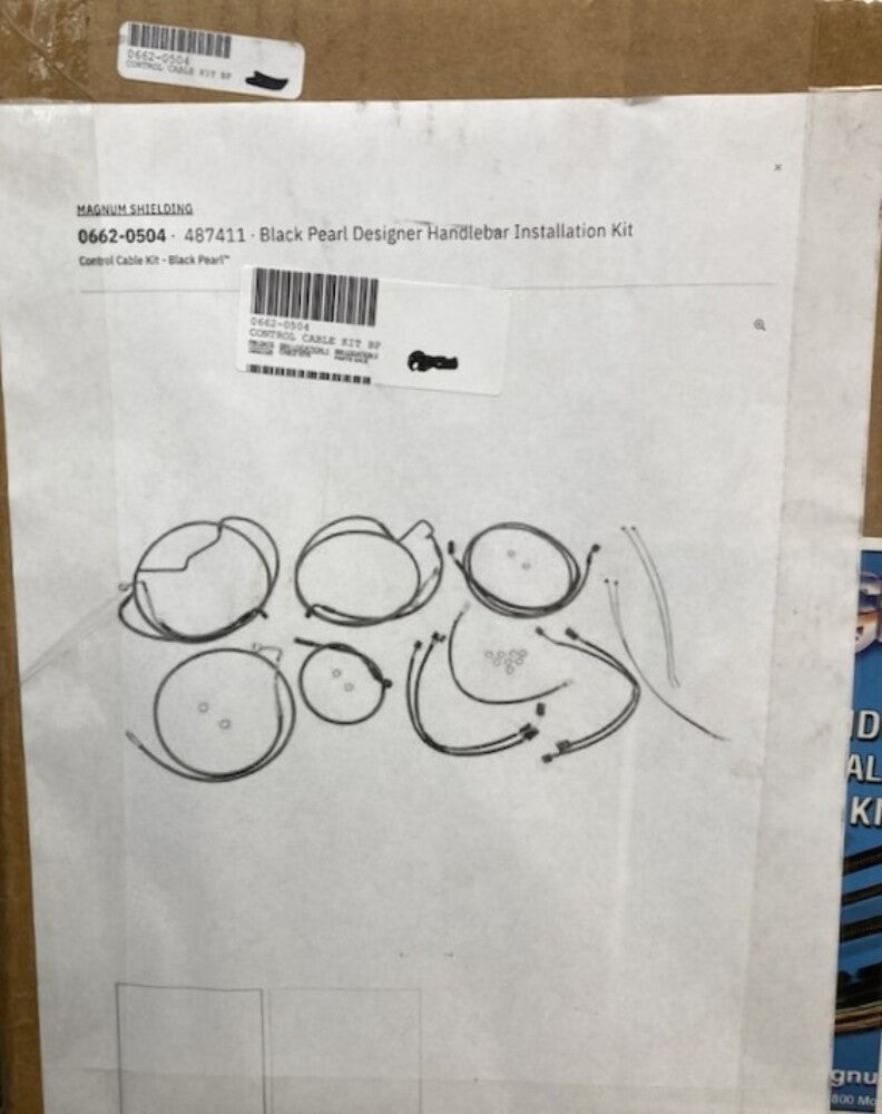 Magnum 0662-0504 Handlebar Wiring Kit 12-14" New Genuine