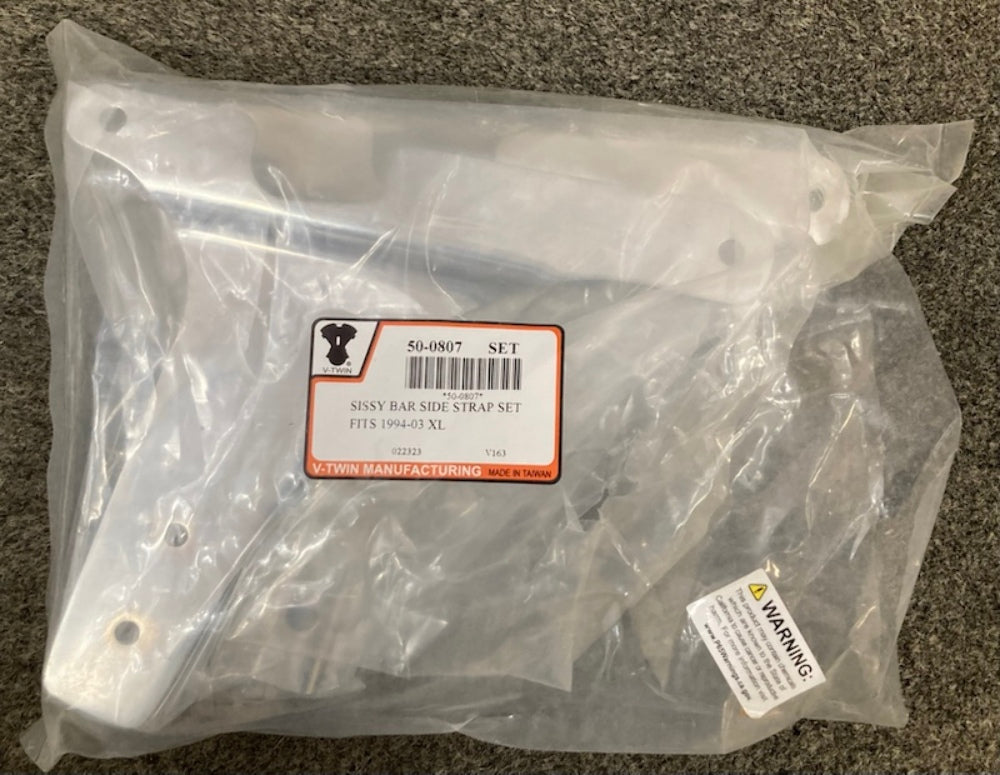 V-Twin 50-0466 Sissy Bar Kit 13" CHROME New Genuine