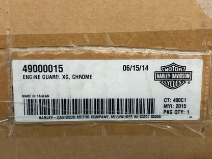 Harley Davidson 49000015 Engine Guard XG CHROME New Genuine