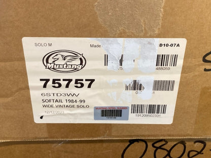 Mustang 75757 Wide Vintage Solo Seat New Genuine