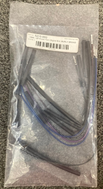 Burly B30-1122 Complete Black Vinyl Handlebar Cable/Line Kit New Genuine