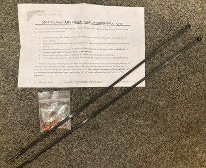 Magnum AS470164 Extended ABS Touring Lower Brake Line Kit 83" New Genuine