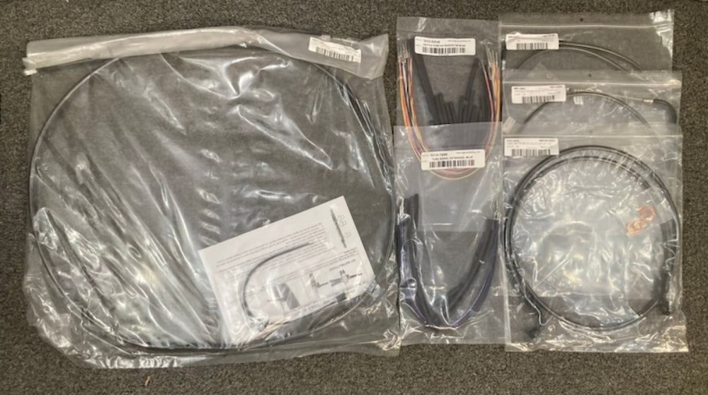 Magnum 0610-1038 Black Pearl Designer Handlebar Installation Kit New Genuine
