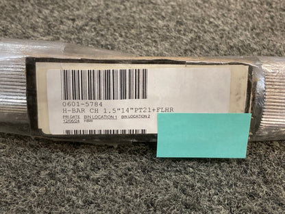 Fat Baggers 0601-5784 H-BAR CH 1.5" 14" PT21+FLHR New Replaces