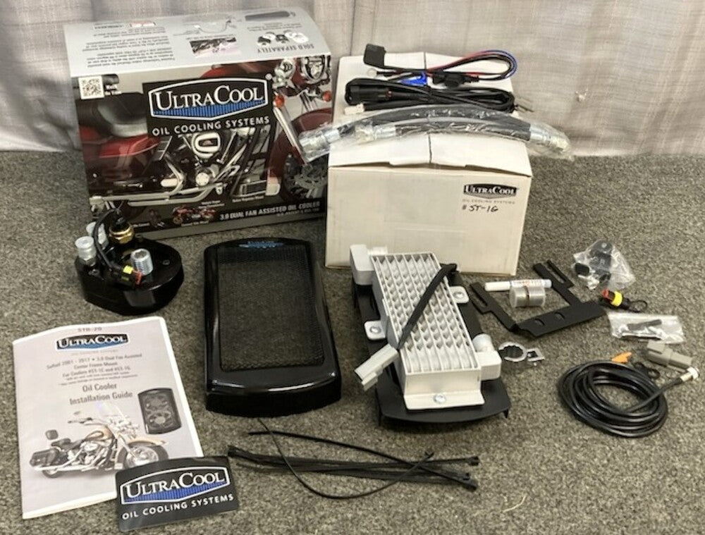 Ultra Cool 0713-0156 3.0 Dual Fan Assisted Oil Cooler Kit New Genuine