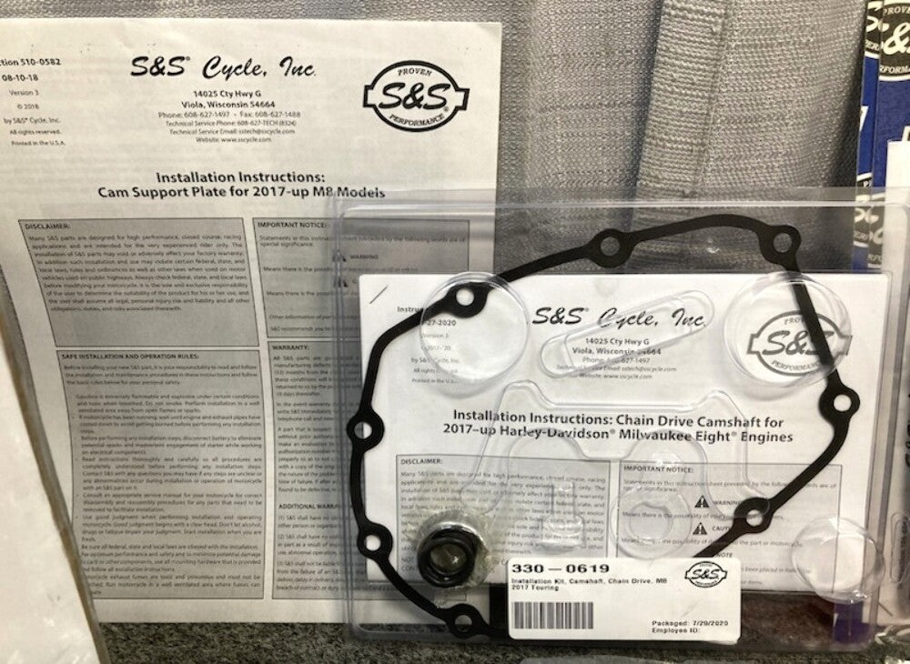 S&S Cycle 0925-1364 Cam Chest Kit New Genuine