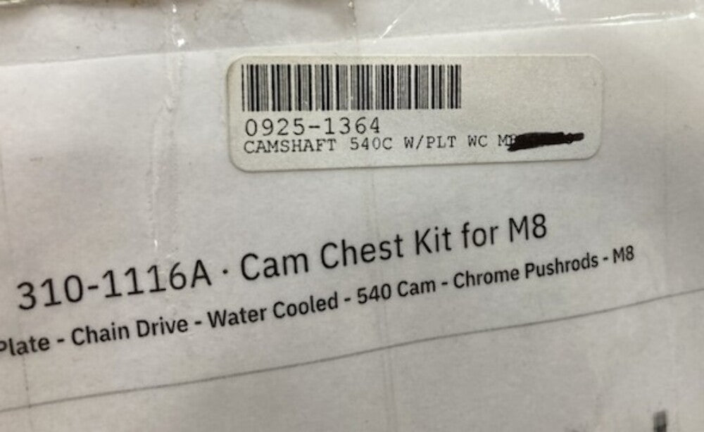 S&S Cycle 0925-1364 Cam Chest Kit New Genuine