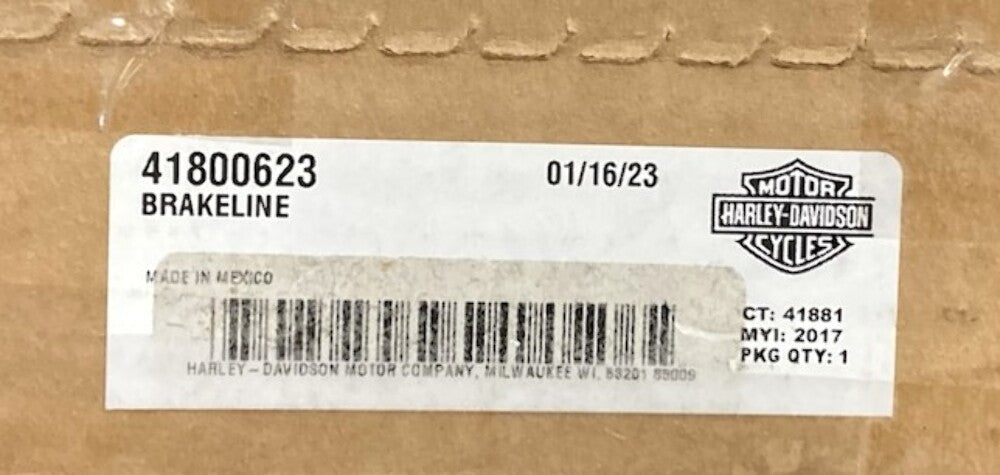 Harley Davidson 41800623 Brakeline New Genuine