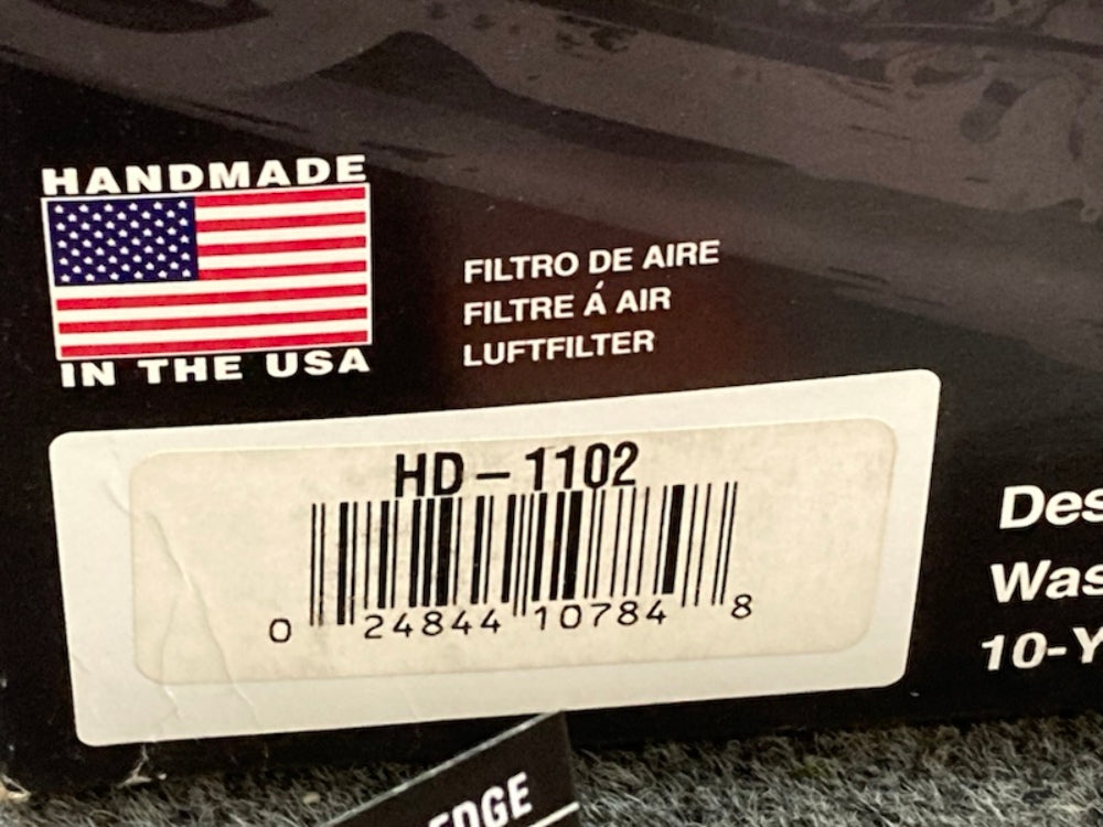 K&N HD-1102 High-Flow Air Filter New Genuine