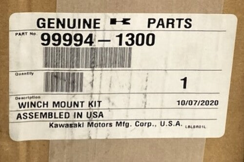 Kawasaki 99994-1300 Winch Mount Kit New Genuine