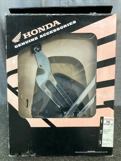 Honda 08F75-MCH-100L DELUX CHR BKRST W/PAD New Genuine