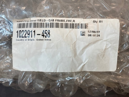 Polaris 1022911-458 CAB FRAME FRONT RIGHT New Genuine