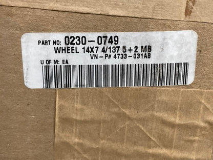 AMS 0230-0749 WHEEL 14X7 4/137 5+2 MB New Genuine