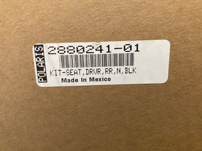 Polaris 2880241-01 KIT SEAT DRVR RR N BLK New Genuine