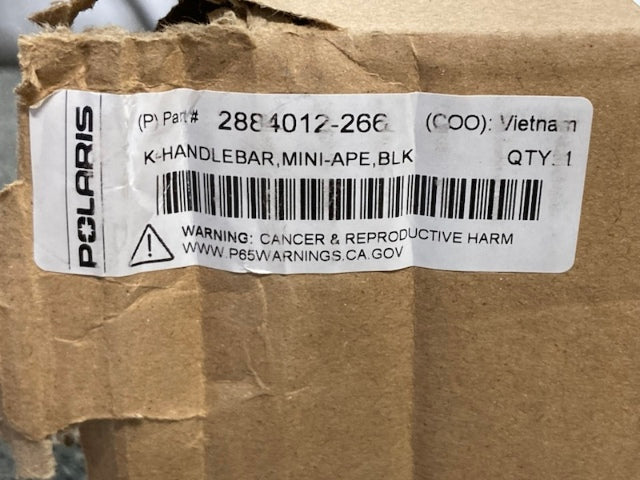 Polaris 2884012-266 KIT HANDLEBAR MINI APE BLK New Genuine