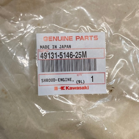 KAWASAKI 49131-5146-25M SHROUDENGINE,LH,UP G New Genuine