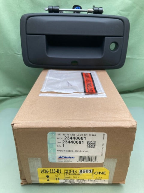 AC Delco GM 23448681 Black Pickup Box Tailgate Latch Handle New Genuine
