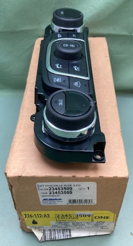 General Motors 23453509 Heating and Air Conditioning Control Panel New Genuine