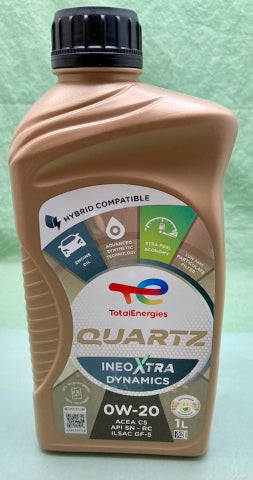 TotalEnergies 226003 Quartz Ineo Xtra Dynamics 0W-20 (1L) Engine Oil New Genuine
