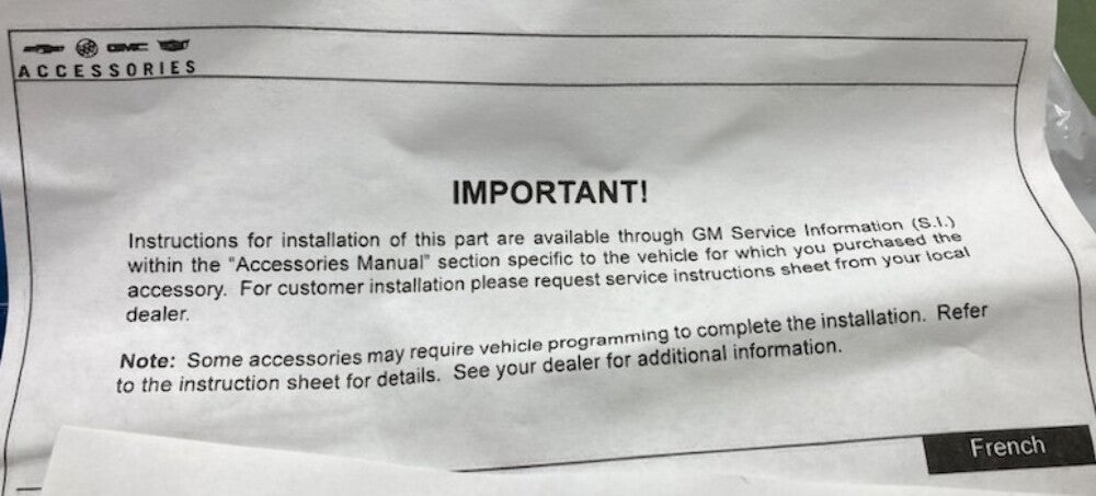 GM 23307910 Exterior Trim Illuminated Emblem New Genuine