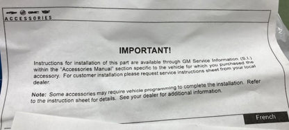 GM 23307910 Exterior Trim Illuminated Emblem New Genuine
