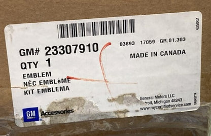 GM 23307910 Exterior Trim Illuminated Emblem New Genuine