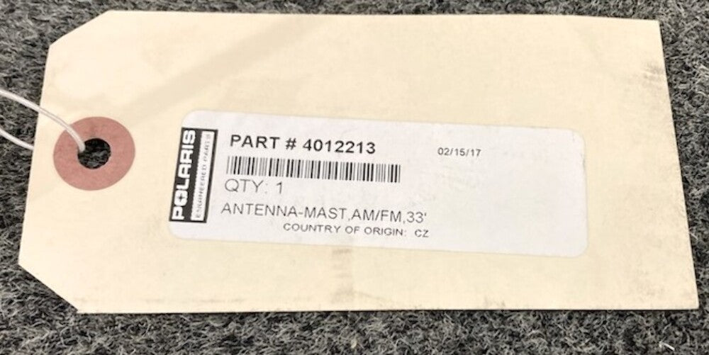 Polaris 4012213 AM/FM Antenna Mast 33" New Genuine