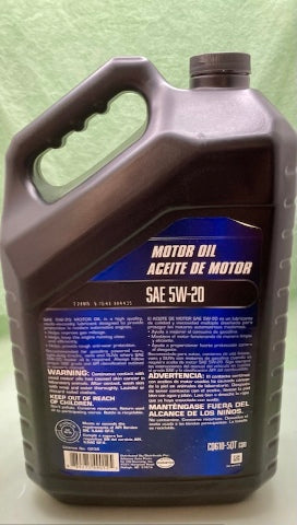 Carquest CQ610-5qt CQO Motor Oil SAE 5W-20 5Quart New Genuine