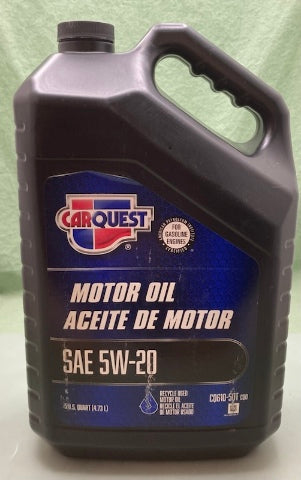 Carquest CQ610-5qt CQO Motor Oil SAE 5W-20 5Quart New Genuine