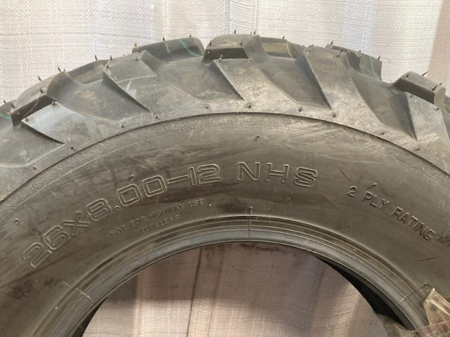 Kawasaki 41009-0143 Maxxis Front Tire 26X8.00-12 NHS M9 New Genuine