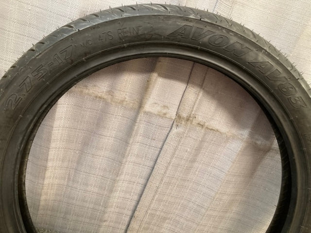 Avon 8180017 AV83 Street Runner 2.75-17 47S MC Tire New Genuine